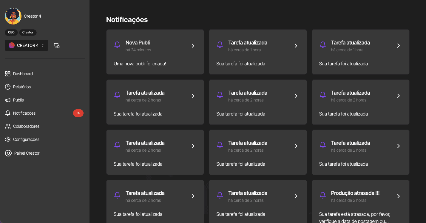 Notificações